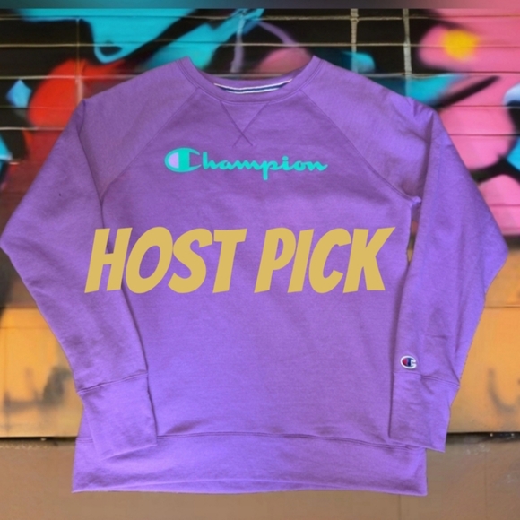 Champion Other - Champion Authentic Athleticwear Women's Lavender Crewneck Sweater